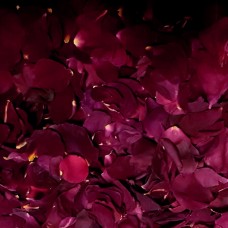 Date Night 12cups +scented candle Burgundy Red Freeze Dried Rose Petals 